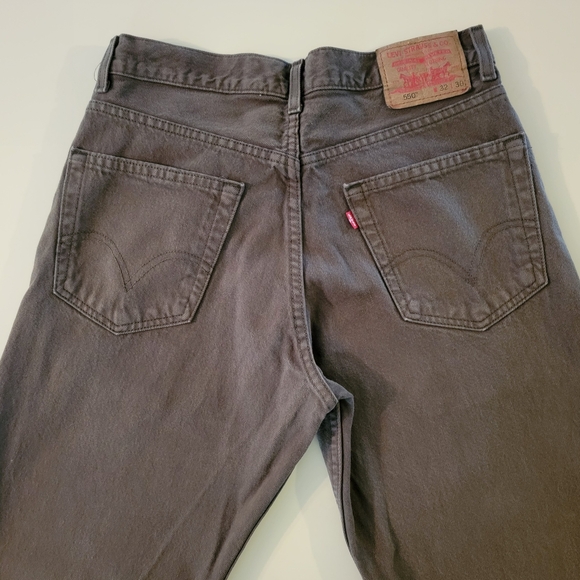 Vintage Levi's 550 Relaxed Fit Brown Jeans - Picture 3 of 15